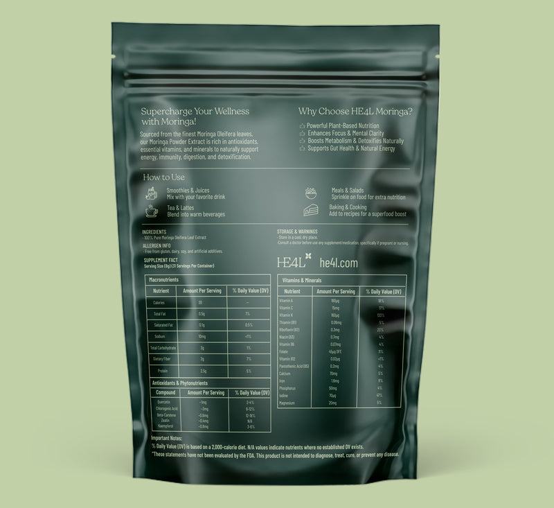 Pure Organic Moringa Powder