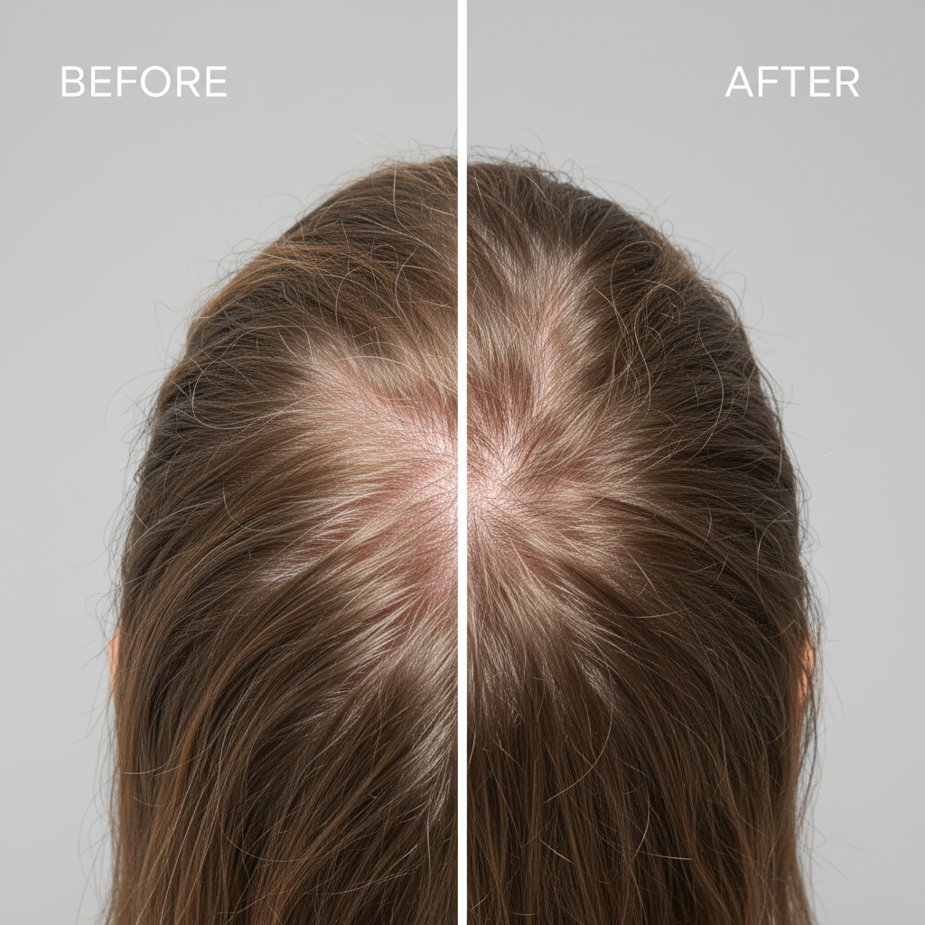 Scalp health before after